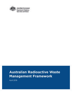 Australian Radioactive Waste Management Framework