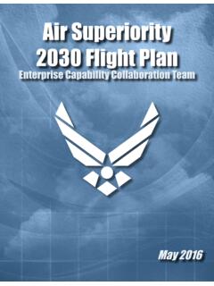Air Superiority 2030 Flight Plan - AF