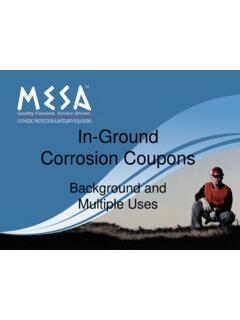 In-Ground Corrosion Coupons - Western Regional …