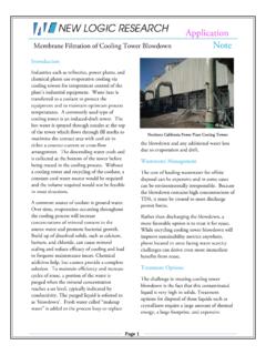 Cooling Tower Blowdown - Application Note-Final  …