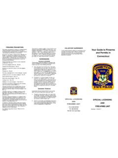 Firearms Brochure 06-7-16 - CT.GOV-Connecticut's …