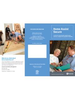 Home Assist Secure DL - Department of Housing …