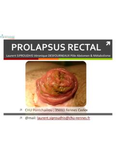 prolapsus rectal - FMC-HGE