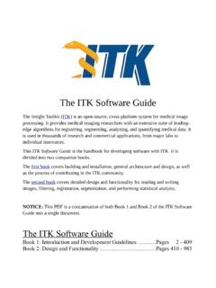 The ITK Software Guide