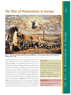 The Rise of Nationalism in Europe Chapter I - NCERT