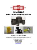 INNOGAZ - Electrofusion Products - Kerotest