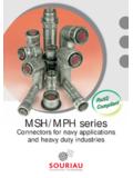 MSH/MPH series - Waterproof Electrical Connectors ...