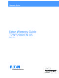 Eaton Warranty Guide TCWY0900 EN-US - Road …