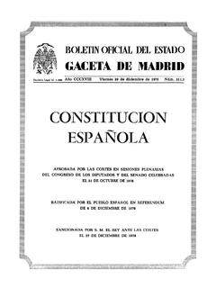 CONSTITUCION ESPA&#209;OLA - BOE.es