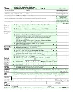 2017 Form 1040EZ - IRS tax forms