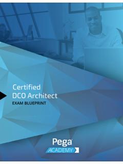Certified DCO Architect - Pearson VUE