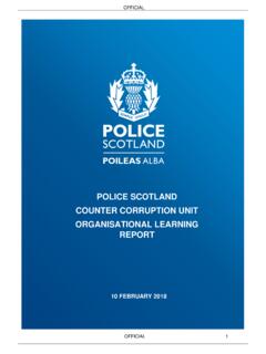 POLICE SCOTLAND COUNTER CORRUPTION UNIT …