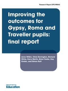 Improving the outcomes for Gypsy, Roma and Traveller pupils