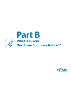 Medicare Summary Notice Part B