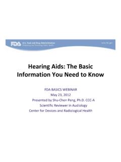 Hearing Aids: The Basic Information You Need to Know