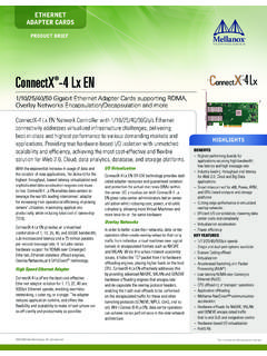 ConnectX -4 Lx EN - aravision.com