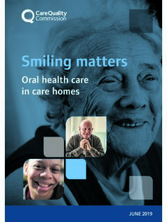 Smiling matters - Care Quality Commission