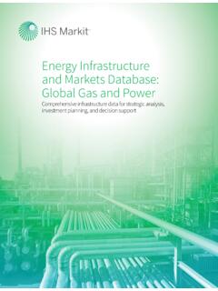 Energy Infrastructure and Markets Database: Global Gas and ...