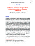 Water use efficiency in agriculture: Measurement, current ...