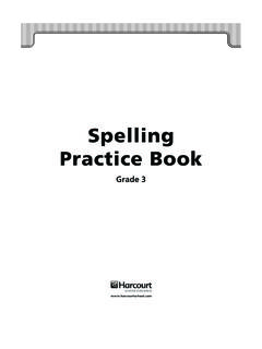 Storytown Grade 3 Spelling Practice Book - altonschools.org