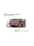 VME Data Acquisition System - Tata Institute of ...