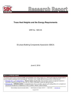 Truss Heel Heights and the Energy Requirements