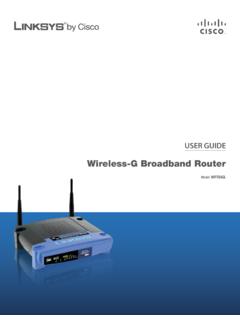 Wireless-G Broadband Router - Linksys