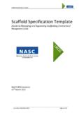 Scaffold Specification Template - Safety &amp; Access