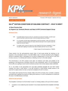 SIA 9 TH EDITION CONDITIONS OF BUILDING …