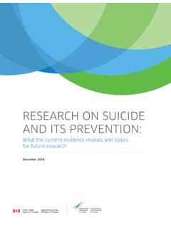 RESEARCH ON SUICIDE AND ITS PREVENTION