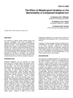 The Effect of Metallurgical Variables on the Machinability ...