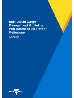Bulk Liquid Cargo Management Guideline