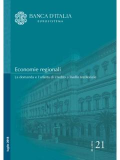 Economie regionali - bancaditalia.it