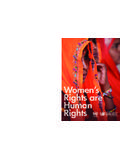 Women s Rights are Human Rights Women s Rights are