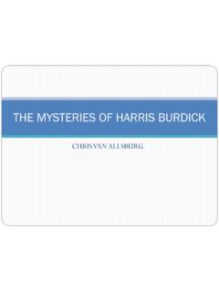 The Mysteries of Harris Burdick - Mrs. Graves' Website