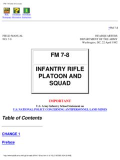 Infantry Rifle Platoon and Squad - Seton Hall University