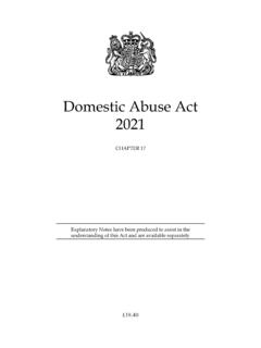 Domestic Abuse Act 2021 - Legislation.gov.uk