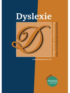 Dyslexie Diagnostiek en Behandeling