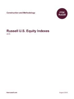 Russell U.S. Equity Indexes - ftse.com