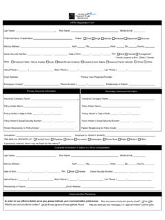 HIPAA Registration Form - Palmetto Primary Care Physicians