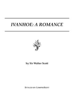 IVANHOE: A ROMANCE - LimpidSoft