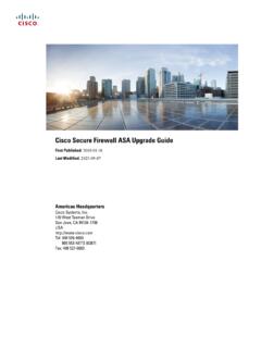 Cisco ASA Upgrade Guide