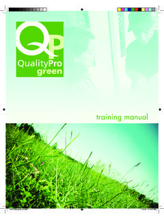 QPG Training Manual.indd 1 1/15/09 11:14:00 AM