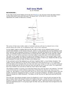 Sail Area Math - Amazon S3