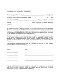 AMENDMENT TO PARTNERSHIP AGREEMENT