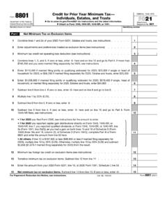 2021 Form 8801 - IRS tax forms