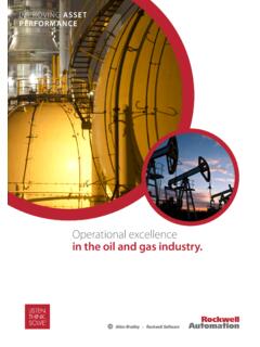 Operational excellence in the oil ... - Rockwell Automation