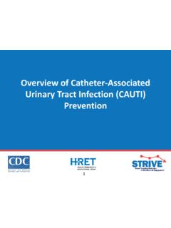Overview of Catheter-Associated Urinary Tract Infection ...
