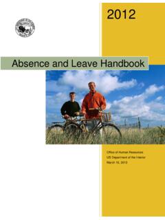Absence and Leave Handbook