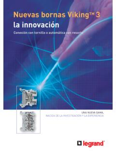 Nuevas bornas VikingTM 3 la innovaci&#243;n - legrand.es